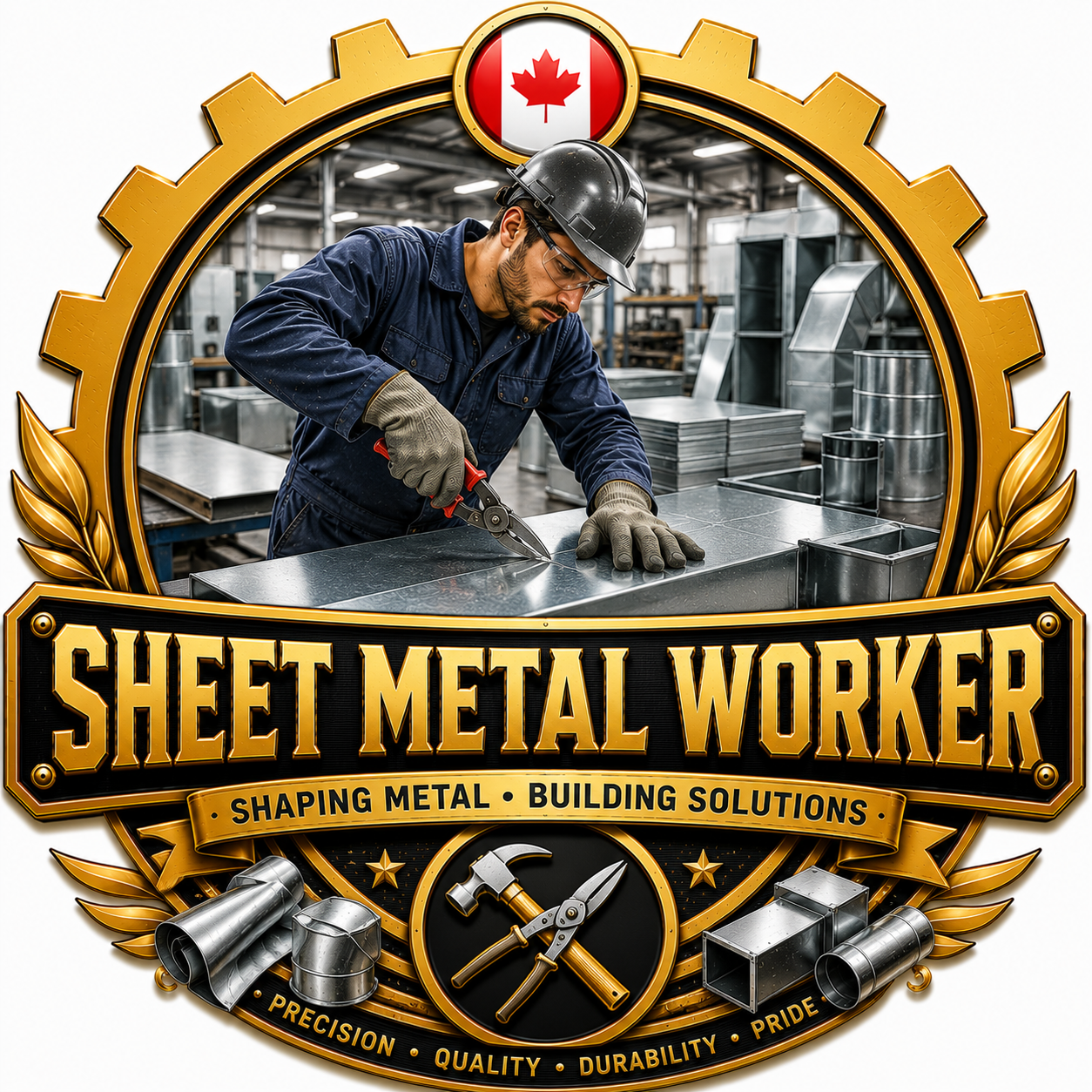 Sheet Metal Worker (শিট মেটাল ওয়ার্কার / টিনের বা ধাতব পাতের কাজ করা মিস্ত্রি)